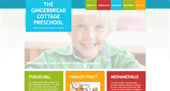 Desktop Screenshot of gingerbreadcottagepreschool.com